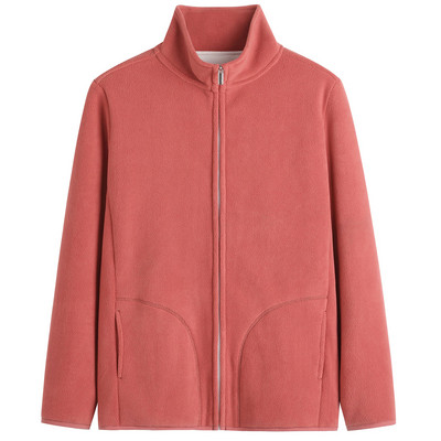 Hanorac zilnic cu imprimeu și guler scăzut