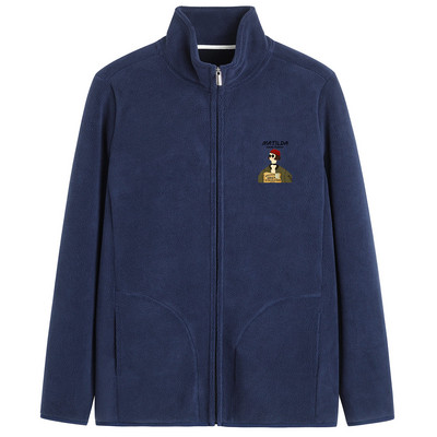 Hanorac zilnic cu imprimeu și guler scăzut