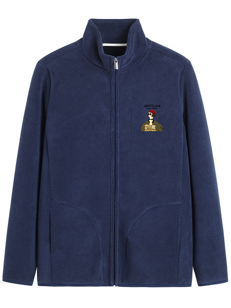 Καθημερινό φούτερ με στάμπα και χαμηλό γιακά