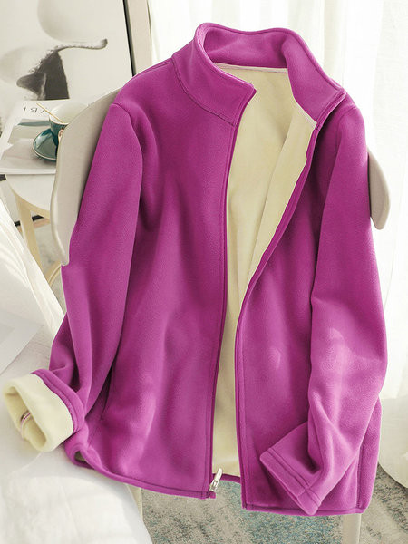 Hanorac polar de zi cu zi cu căptușeală caldă