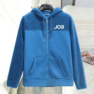 Hanorac de zi cu zi pentru femei, cu glugă și fermoar