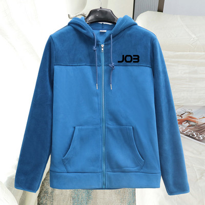 Hanorac de zi cu zi pentru femei, cu glugă și fermoar