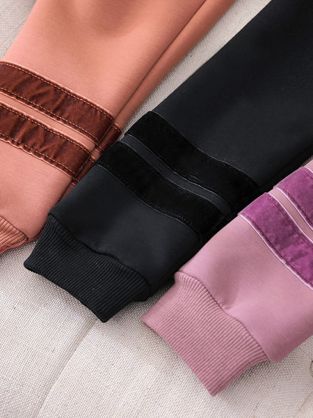 Hanorac de toamnă-iarnă cu căptușeală caldă și inscripție