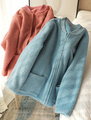 Γυναικείο φούτερ polar με φερμουάρ και τσέπες