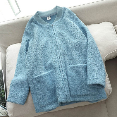 Γυναικείο φούτερ polar με φερμουάρ και τσέπες