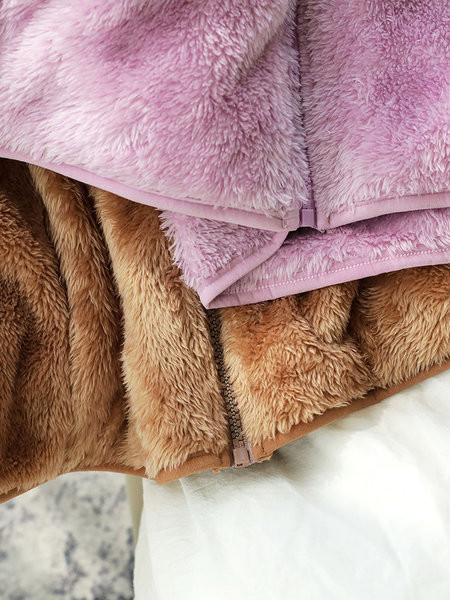 Női pehely pulóver cipzárral - két színben