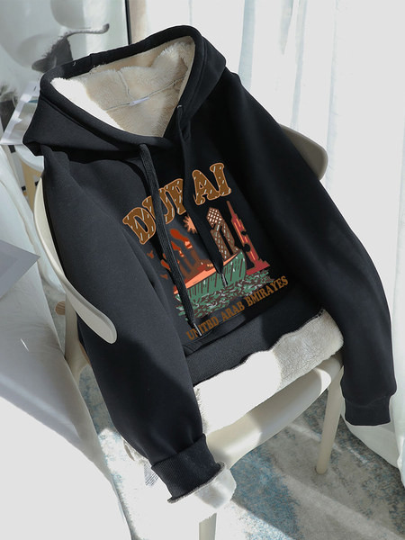 Γυναικείο φούτερ με ζεστή φόδρα - διάφορες εφαρμογές