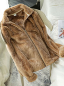 Γυναικείο χειμωνιάτικο φούτερ με χαμηλό γιακά και φερμουάρ