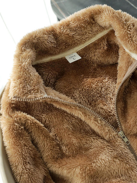 Γυναικείο χειμωνιάτικο φούτερ με χαμηλό γιακά και φερμουάρ