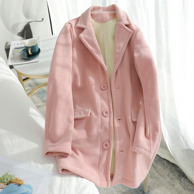 Γυναικείο casual παλτό με κουμπιά σε τρία χρώματα