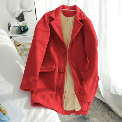Γυναικείο casual παλτό με κουμπιά σε τρία χρώματα