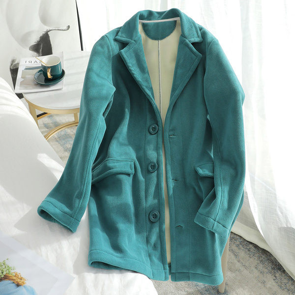 Γυναικείο casual παλτό με κουμπιά σε τρία χρώματα