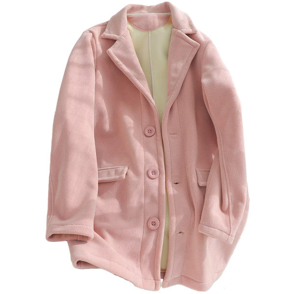 Γυναικείο casual παλτό με κουμπιά σε τρία χρώματα