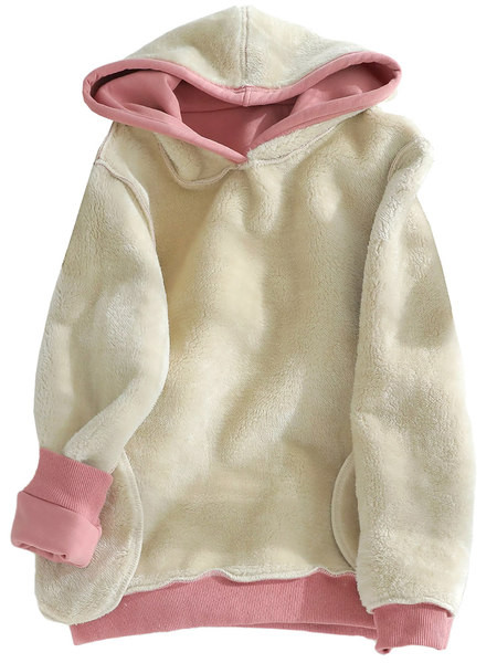 Női pulóver meleg béléssel és feliratokkal