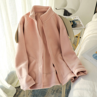 Hanorac zilnic cu fermoar și buzunare pentru femei