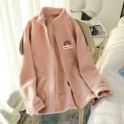 Hanorac zilnic cu fermoar și buzunare pentru femei