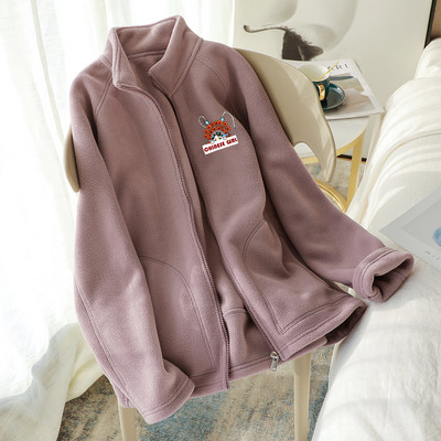 Hanorac zilnic cu fermoar și buzunare pentru femei