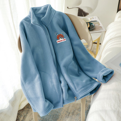 Hanorac zilnic cu fermoar și buzunare pentru femei