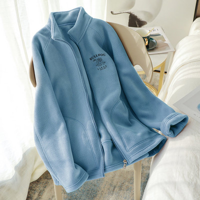 Hanorac zilnic cu fermoar și buzunare pentru femei