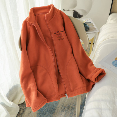 Hanorac zilnic cu fermoar și buzunare pentru femei