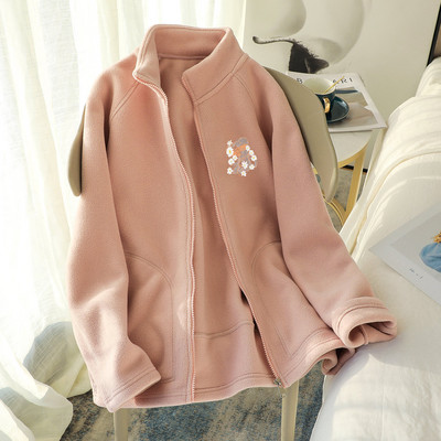 Hanorac zilnic cu fermoar și buzunare pentru femei