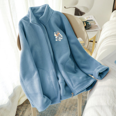 Hanorac zilnic cu fermoar și buzunare pentru femei