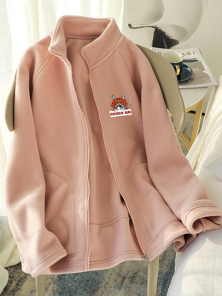 Hanorac zilnic cu fermoar și buzunare pentru femei