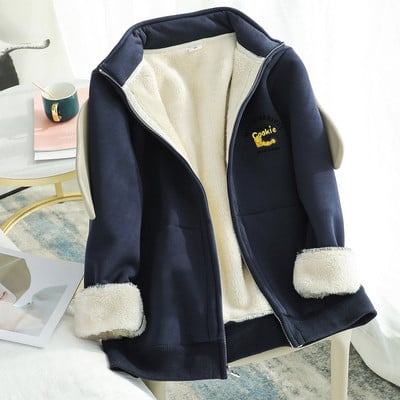 Hanorac de iarnă de damă cu căptușeală caldă