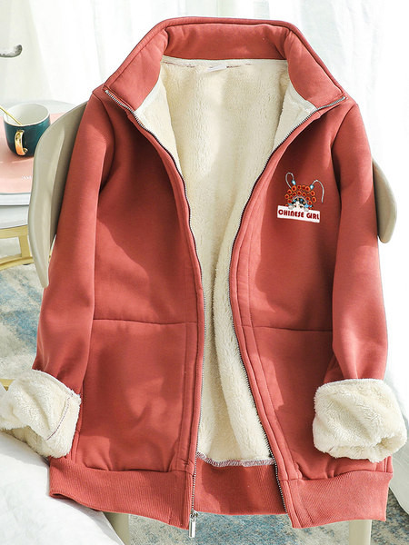 Hanorac de iarnă de damă cu căptușeală caldă