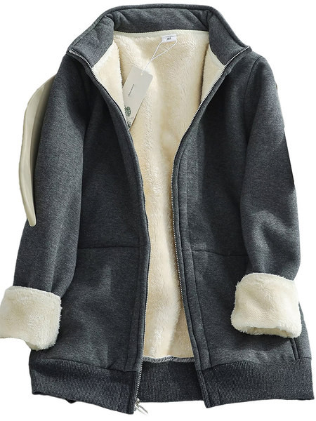 Hanorac de iarnă de damă cu căptușeală caldă