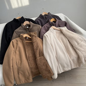 Hanorac polar cald cu captuseala potrivit pentru barbati si femei