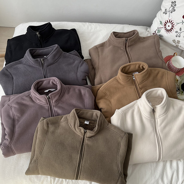 Hanorac polar cald cu captuseala potrivit pentru barbati si femei