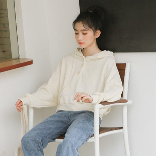 Hanorac de dama cu cravate in bej