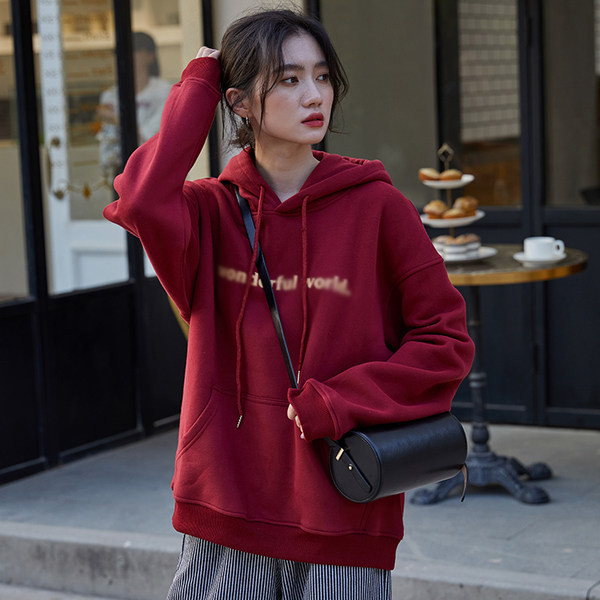 Hanorac de damă cu inscripție și cravate - mai multe culori