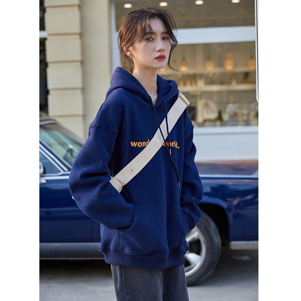 Hanorac de damă cu inscripție și cravate - mai multe culori