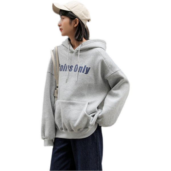 Φούτερ φθινοπώρου-χειμερινό  για γυναίκες με επιγραφή