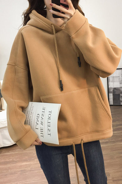 Hanorac de dama model gratuit cu cravate si buzunar