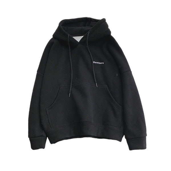 Ζεστό χειμωνιάτικο φούτερ για γυναίκες με κεντητή επιγραφή