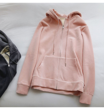 Hanorac de dama cu fermoar in patru culori