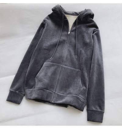 Hanorac de dama cu fermoar in patru culori