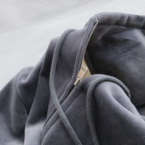 Hanorac de dama cu fermoar in patru culori