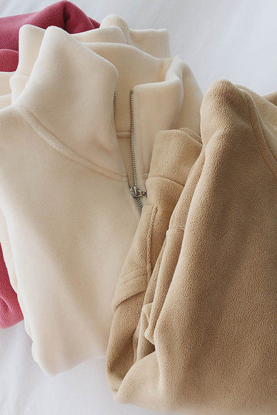 Hanorac de iarnă pentru bărbați pufos cu fermoar