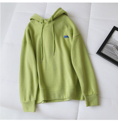 Hanorac cald model larg cu broderie