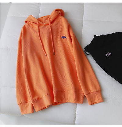 Hanorac cald model larg cu broderie