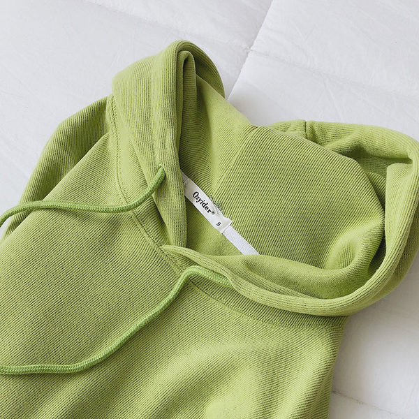 Hanorac cald model larg cu broderie