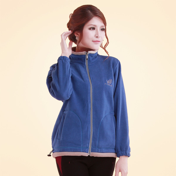 Női pulóver magas gallérral és cipzárral - többféle színben