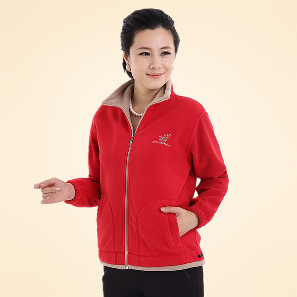 Női pulóver magas gallérral és cipzárral - többféle színben