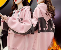 Hanorac de damă lat zilnic cu glugă