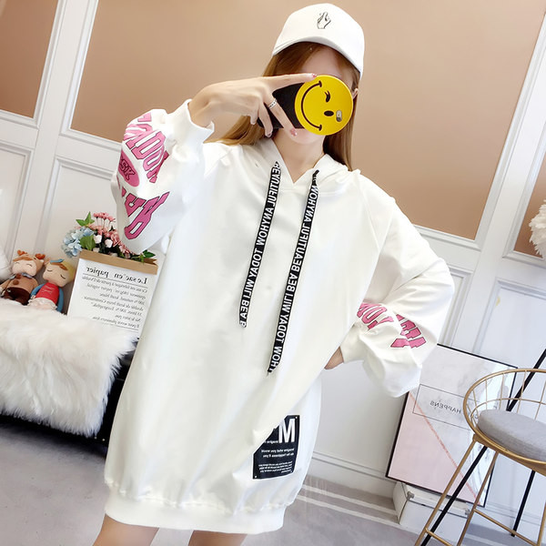 Hanorac de dama model gratuit cu cravate si inscriptionare