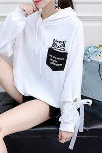 Napi női pulóver kapucnival - több modell